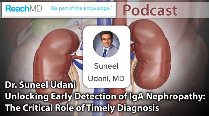 Early detection of active inflammation and existing kidney damage can improve outcomes for patients with IgA nephropathy (IgAN). Join Dr. Suneel Udani to learn more about how personalized approaches with current and emerging treatments can help prevent long-term kidney deterioration. Dr. Udani is a consulting physician with Nephrology Associates of Northern Illinois and Indiana (NANI) and the Medical Director of Nani Research.